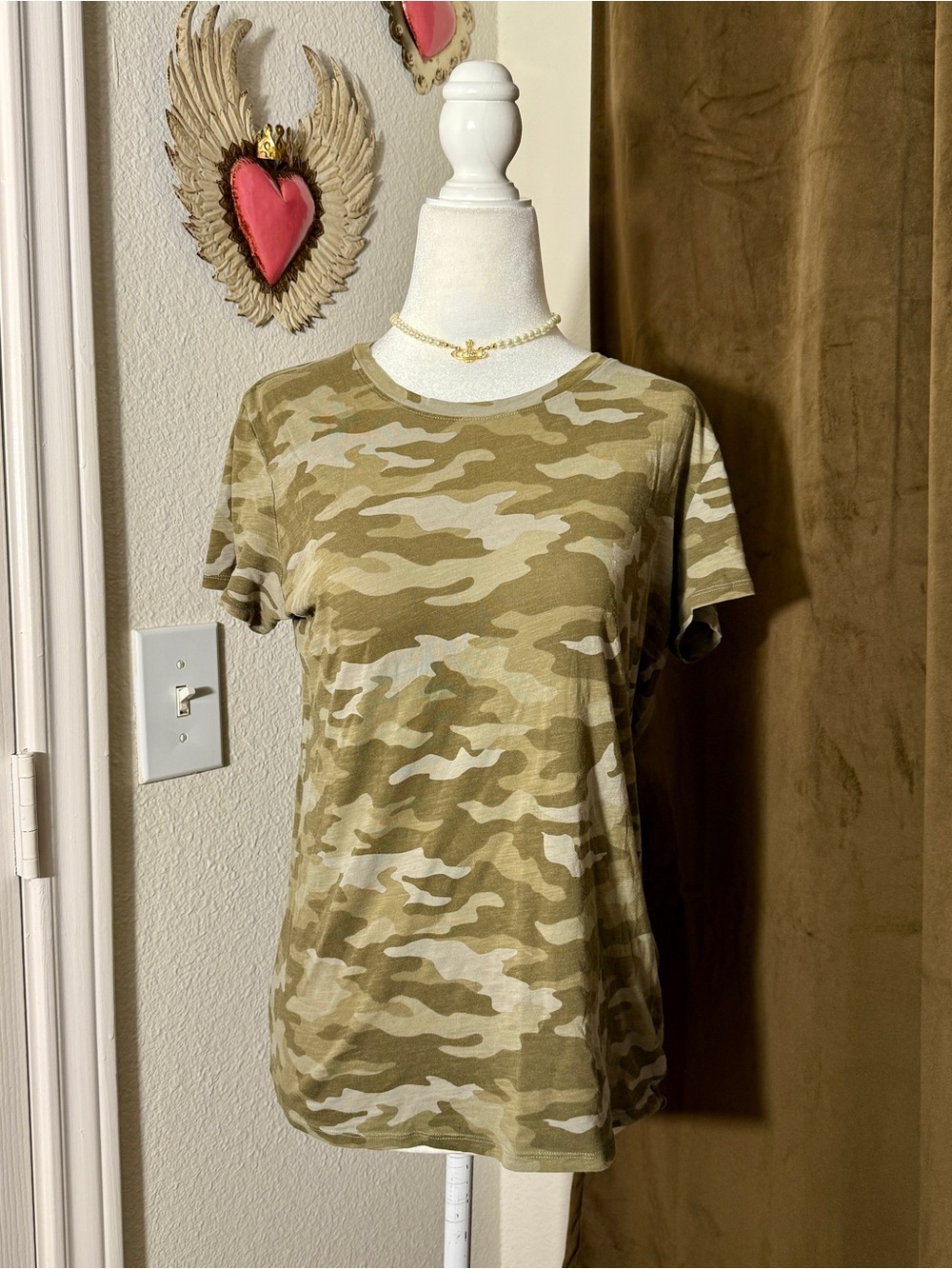 Victoria’s Secret Pink Camo 100% Cotton T-Shirt